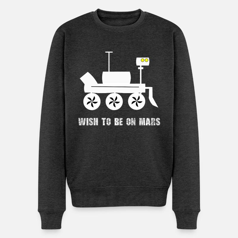 Mars Rover Dream - Pull Premium bio Homme - anthracite chiné