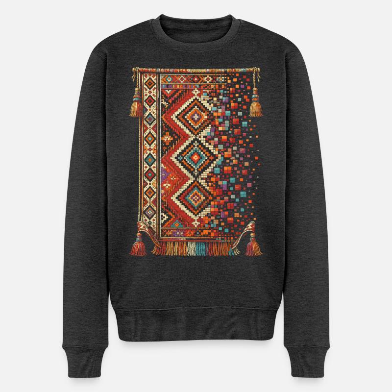 Marocain Marocain Marocain - Pull Premium bio Homme - anthracite chiné