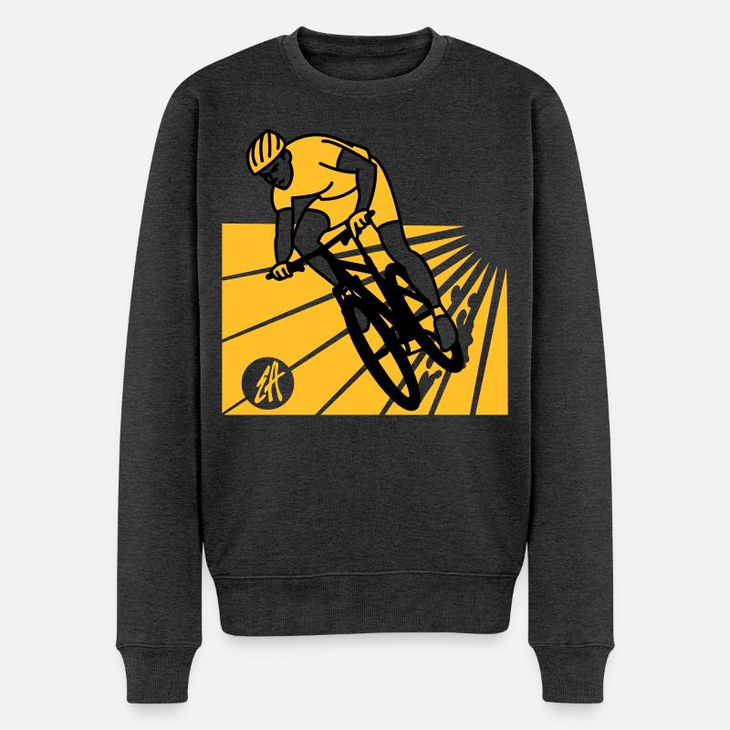 VTT - Pull Premium bio Homme - anthracite chiné