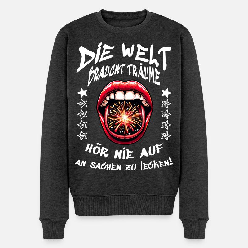L’univers du goût - Pull Premium bio Homme - anthracite chiné