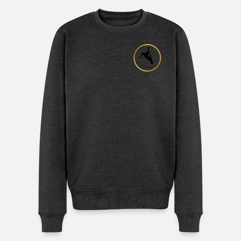 Tricking - Männer Premium Bio Pullover - Anthrazit meliert