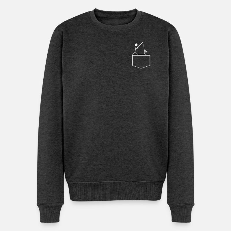 Pêcheur - Pull Premium bio Homme - anthracite chiné