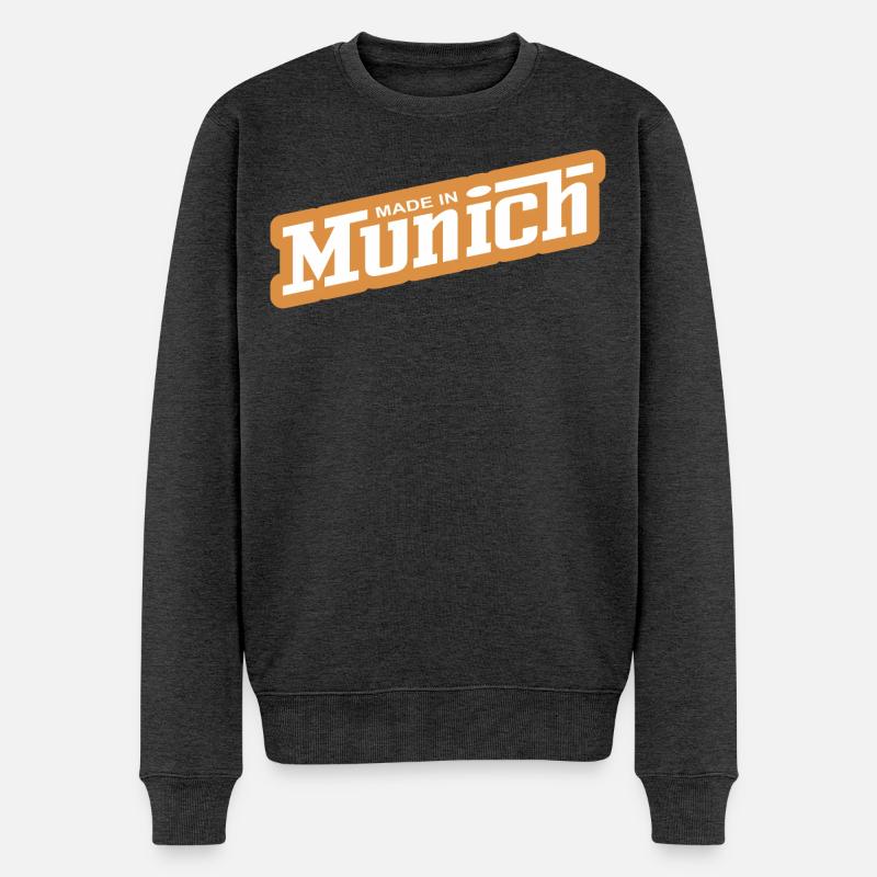 Munich - parce que c’est votre ville ! - Pull Premium bio Homme - anthracite chiné
