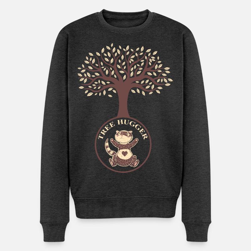 Furets des arbres - Pull Premium bio Homme - anthracite chiné