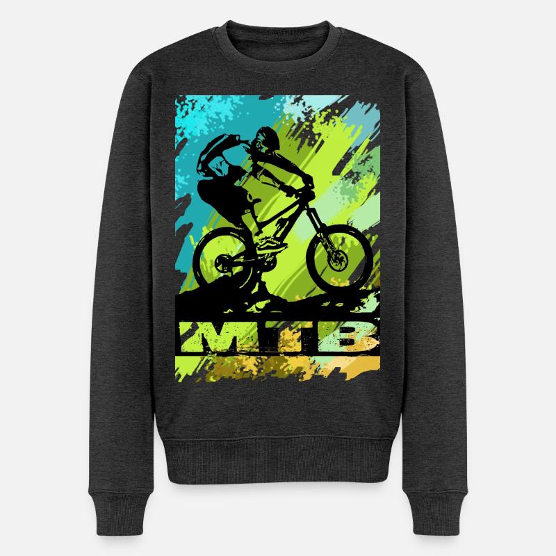 Vélo VTT - Pull Premium bio Homme - anthracite chiné