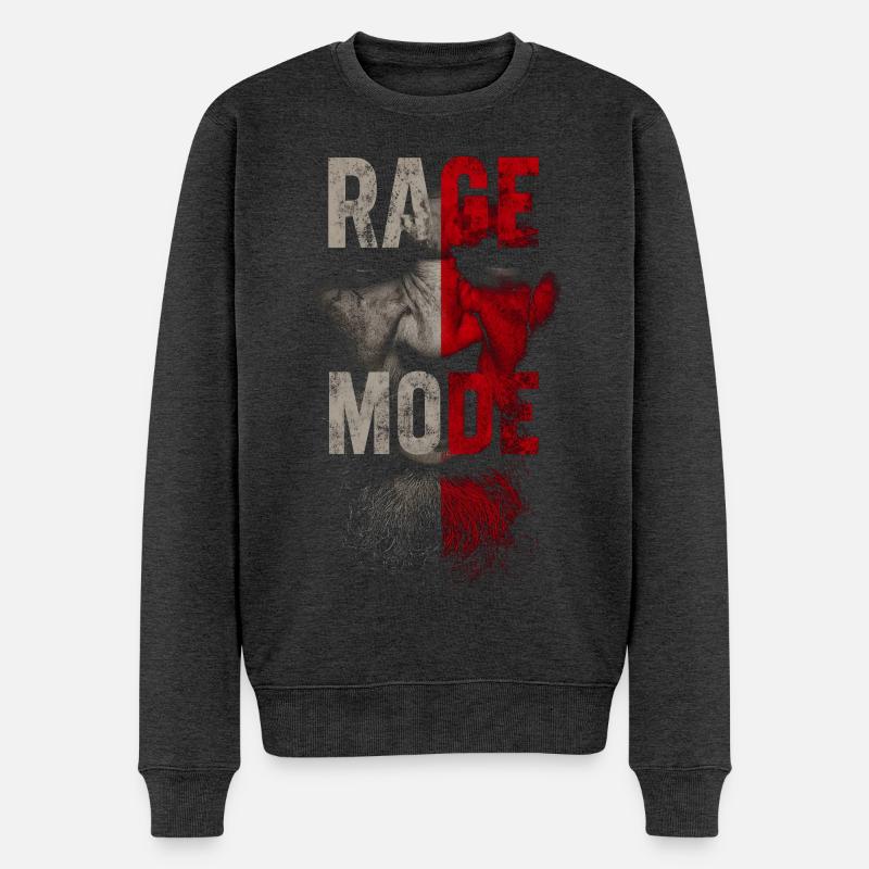 Rage Mode - Pull Premium bio Homme - anthracite chiné