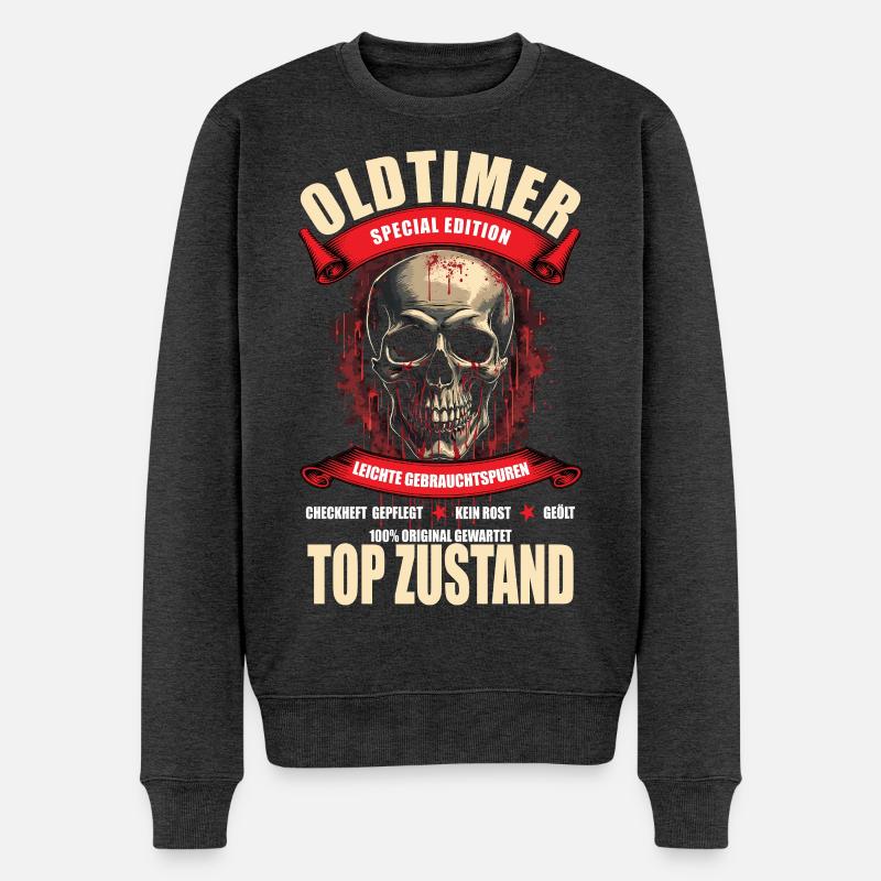 Oldtimer - Édition spéciale - Pull Premium bio Homme - anthracite chiné