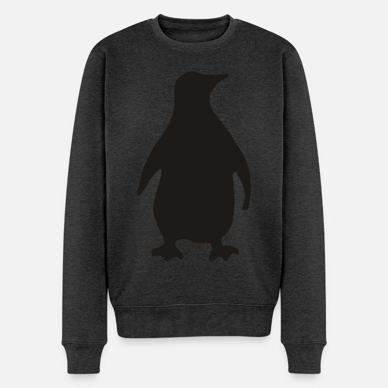 Pingouin - Pull Premium bio Homme - anthracite chiné