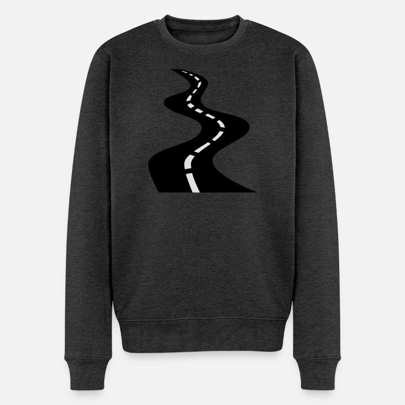 Route - Pull Premium bio Homme - anthracite chiné
