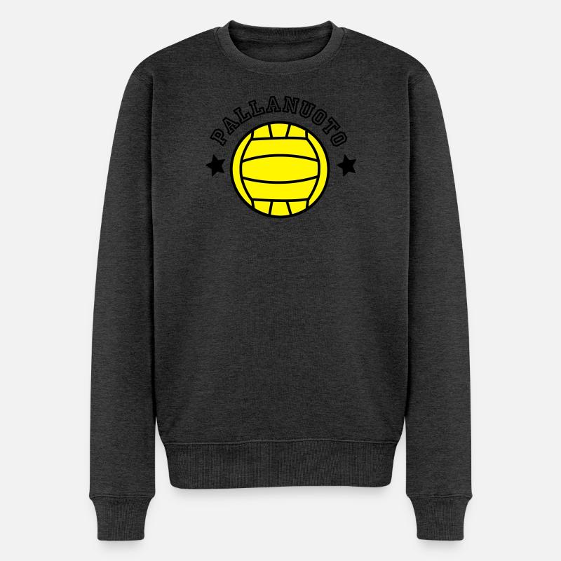 2541614 15538637 pallanuoto - Männer Premium Bio Pullover - Anthrazit meliert