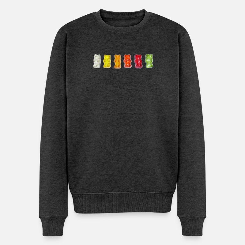 Gummi Bears - Pull Premium bio Homme - anthracite chiné