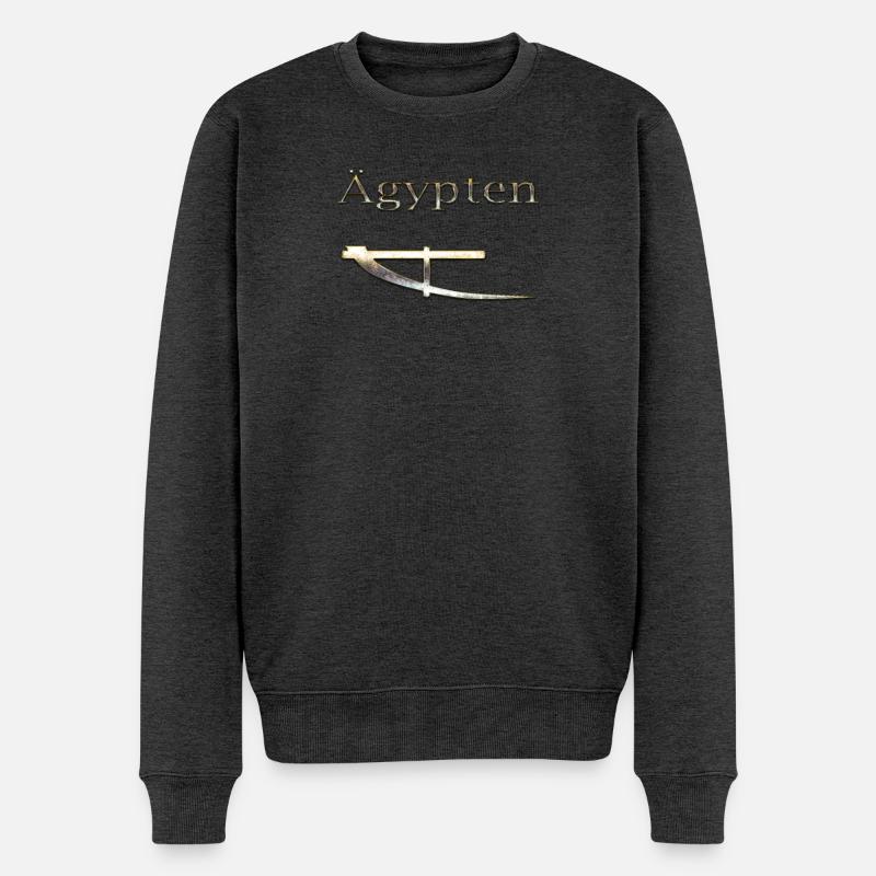 Ägypten 67 - Männer Premium Bio Pullover - Anthrazit meliert