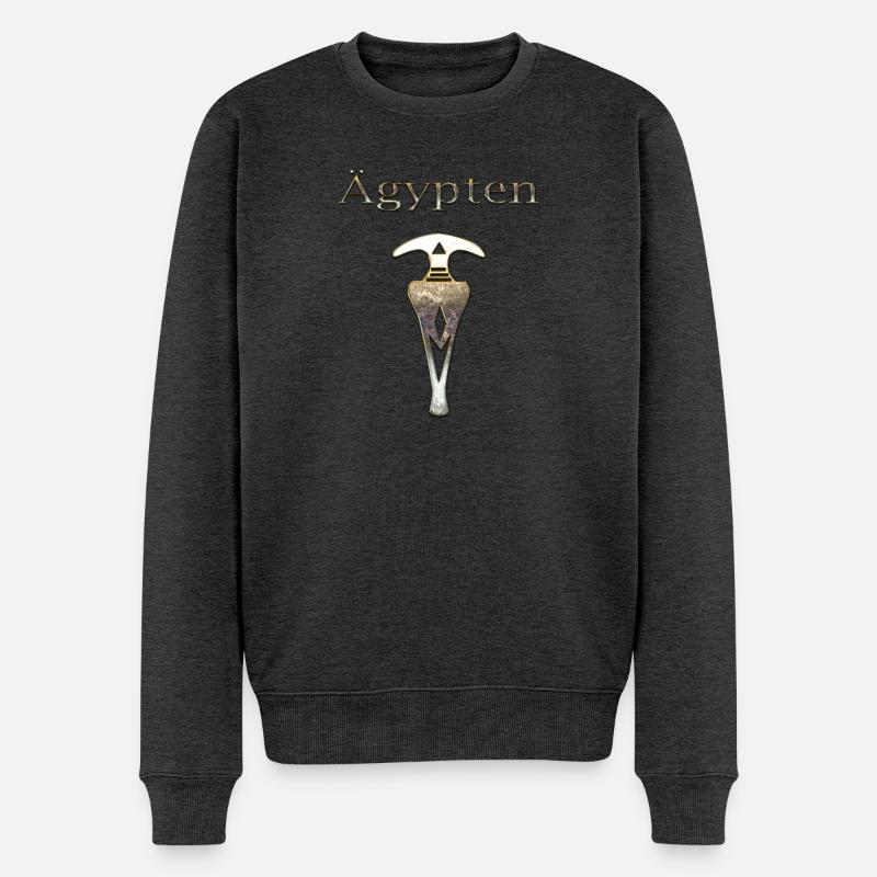 Ägypten 59 - Männer Premium Bio Pullover - Anthrazit meliert