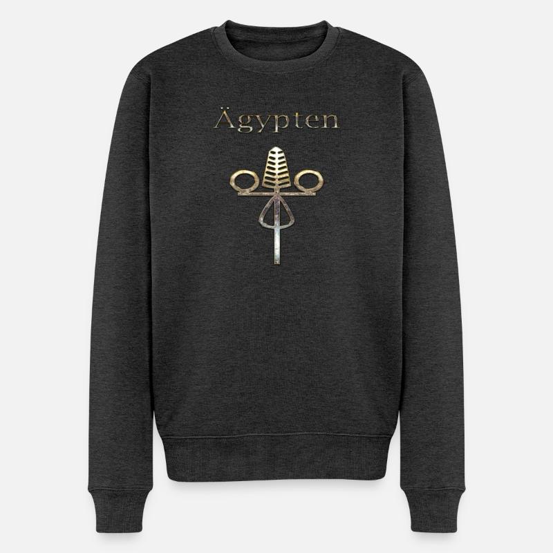 Ägypten 82 - Männer Premium Bio Pullover - Anthrazit meliert