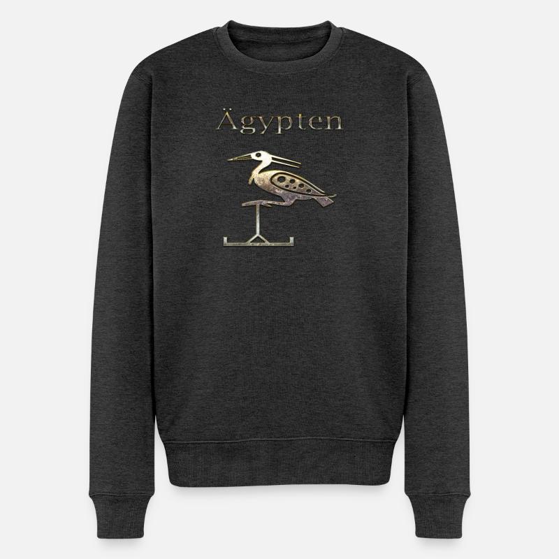 Ägypten 84 - Männer Premium Bio Pullover - Anthrazit meliert