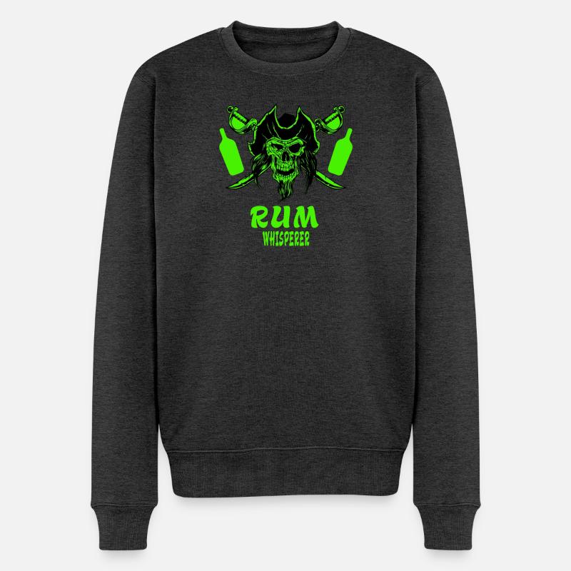 Murmure de rhum - Pull Premium bio Homme - anthracite chiné
