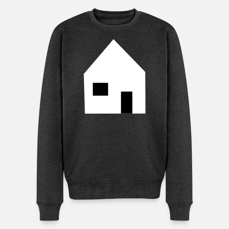 Accueil Maisons Immobilier - Pull Premium bio Homme - anthracite chiné