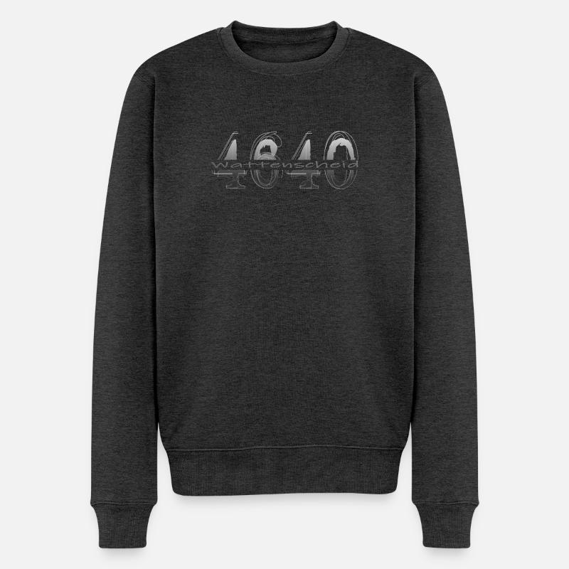 4640 Wattenscheid Ruhrpott Bochum - Männer Premium Bio Pullover - Anthrazit meliert