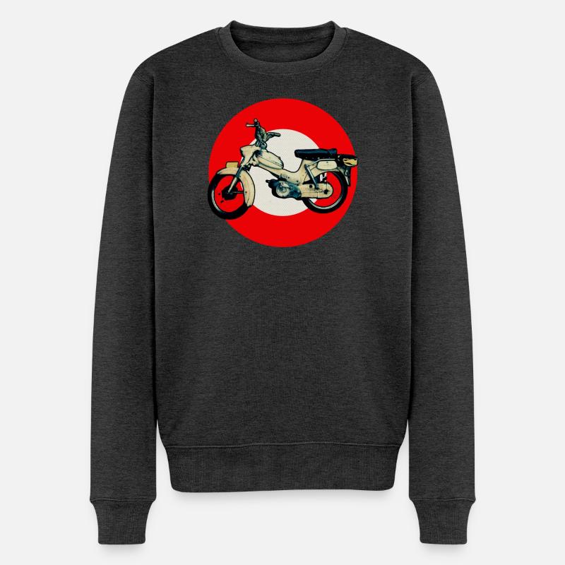 Snap Mopeds - Männer Premium Bio Pullover - Anthrazit meliert