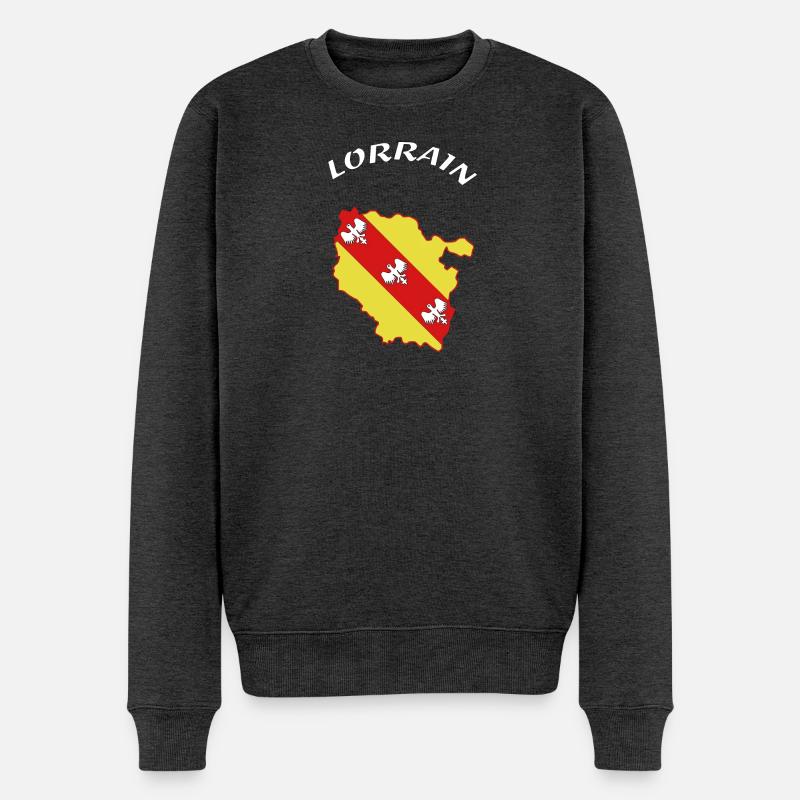 lorrain - Pull Premium bio Homme - anthracite chiné