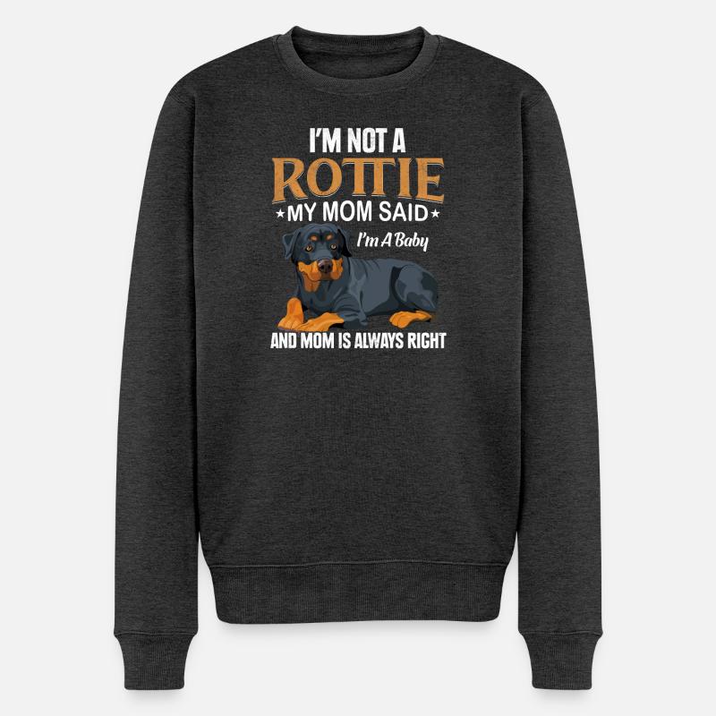 M. Rottweiler - Pull Premium bio Homme - anthracite chiné