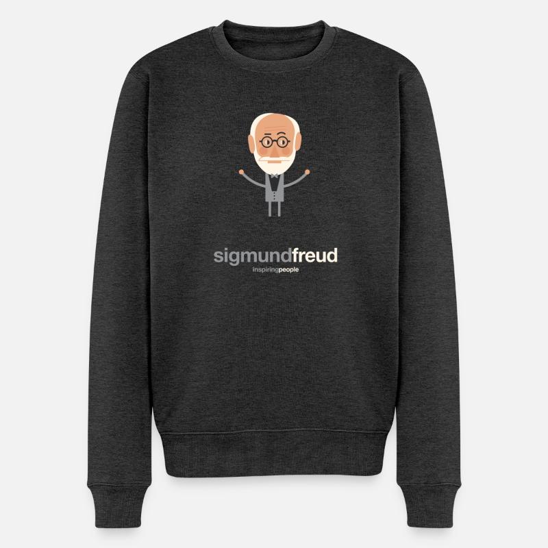 People who Inspire - Männer Premium Bio Pullover - Anthrazit meliert