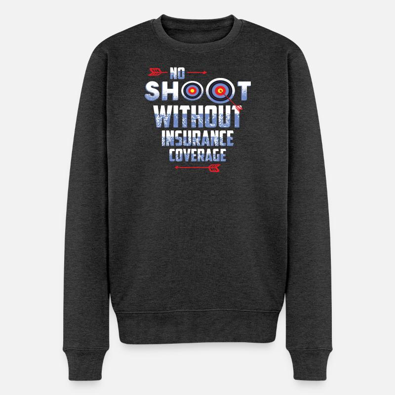 Archer - Pull Premium bio Homme - anthracite chiné