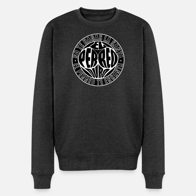 El Perreo Duro ! - Pull Premium bio Homme - anthracite chiné