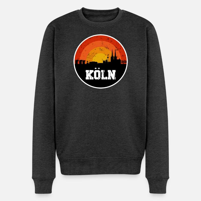 Horizon de Cologne - Pull Premium bio Homme - anthracite chiné