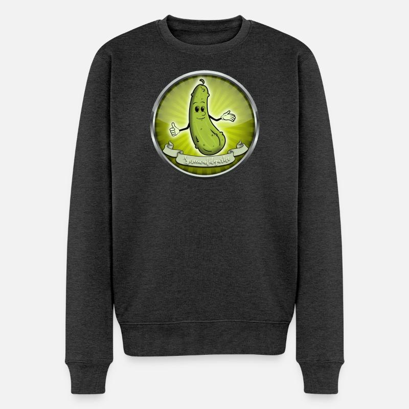 Concombre de Spreewald - Pull Premium bio Homme - anthracite chiné