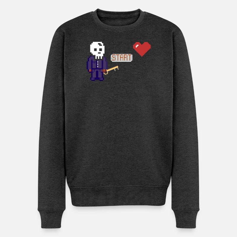 Start - Pull Premium bio Homme - anthracite chiné