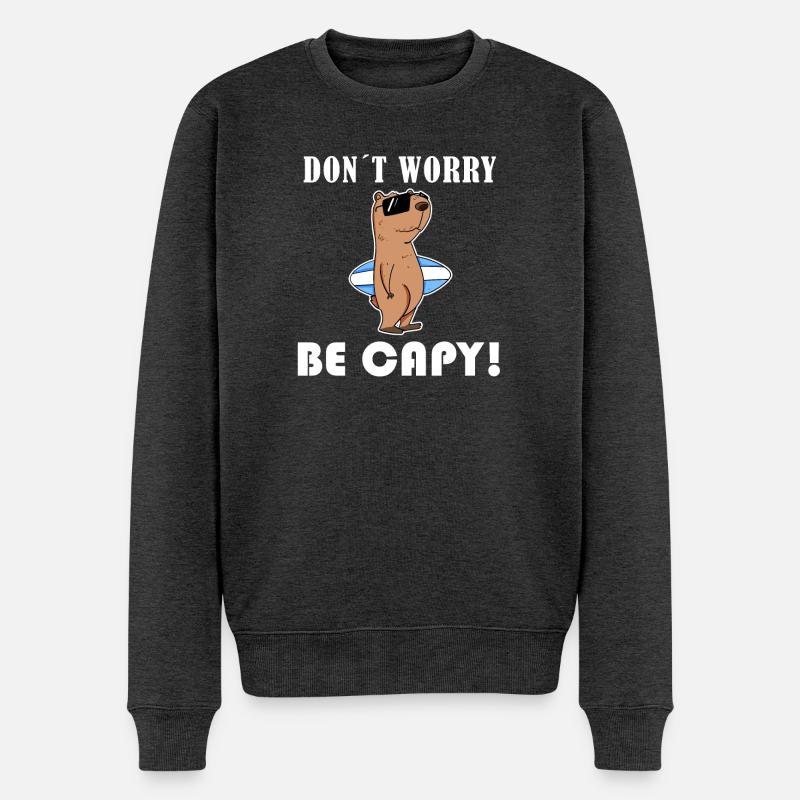 Capybara Capybara gåva - Ekologisk premiumtröja herr - antracitmelerad