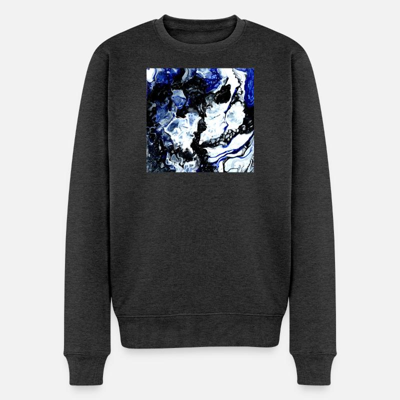 Unendlichkeit - Männer Premium Bio Pullover - Anthrazit meliert
