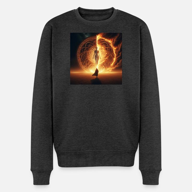 Stargate - Pull Premium bio Homme - anthracite chiné