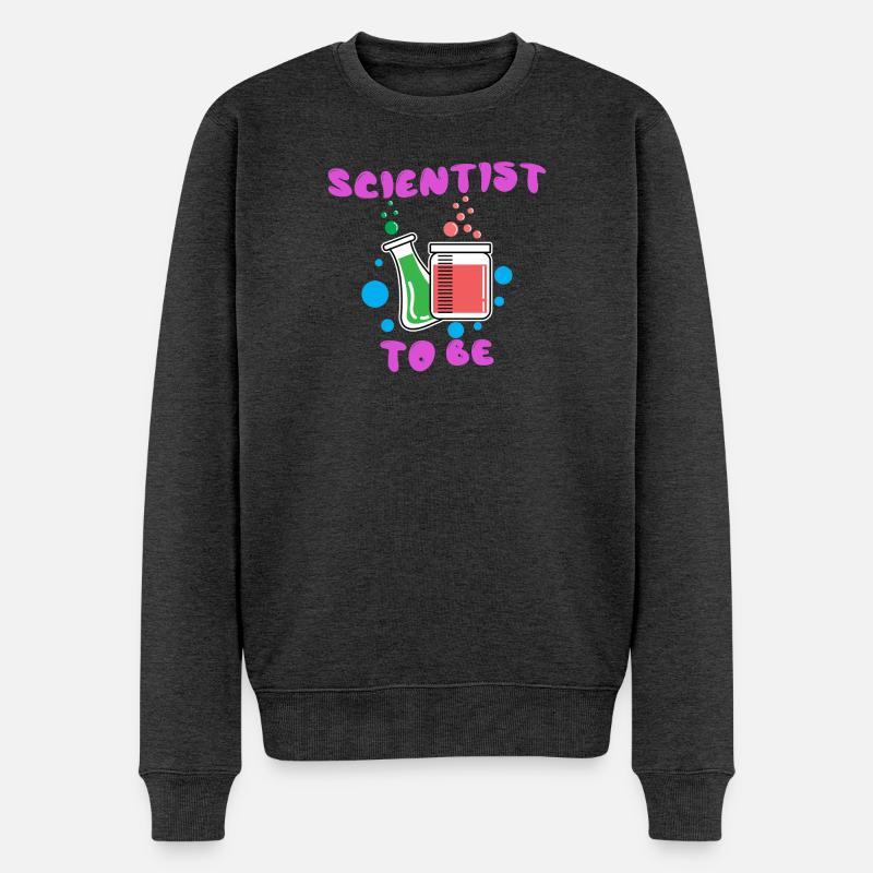 Profession Scientifique Superviseur de déclaration - Pull Premium bio Homme - anthracite chiné