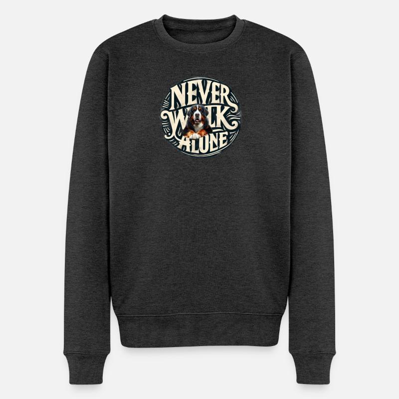 Bouvier bernois - Pull Premium bio Homme - anthracite chiné