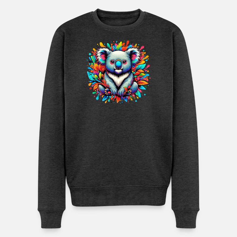 Koala - Pull Premium bio Homme - anthracite chiné