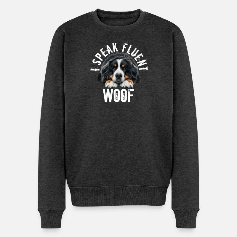 Bouvier bernois - Pull Premium bio Homme - anthracite chiné