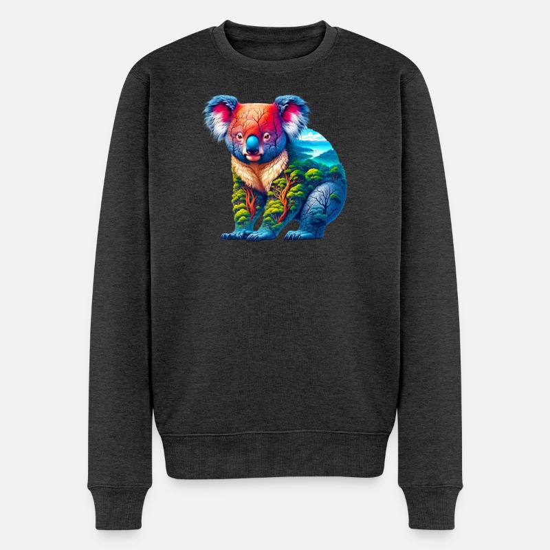 Koala - Pull Premium bio Homme - anthracite chiné