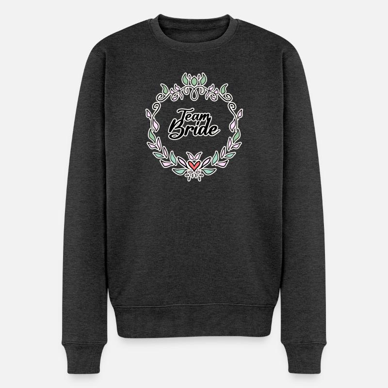Équipe Bride - Pull Premium bio Homme - anthracite chiné