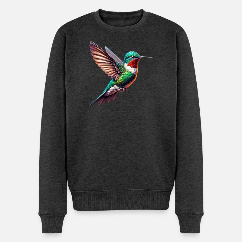Colibri - Pull Premium bio Homme - anthracite chiné