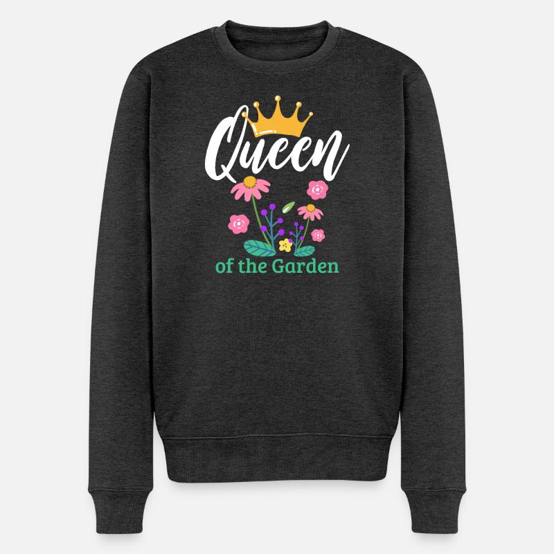Gartenarbeit Gärtner - Männer Premium Bio Pullover - Anthrazit meliert