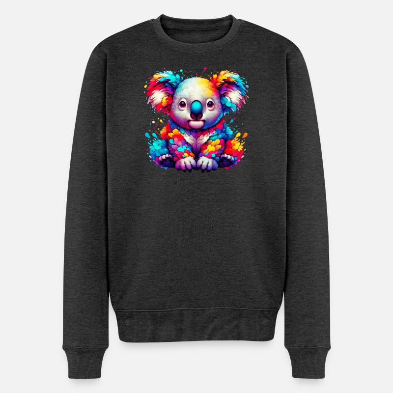 Koala - Pull Premium bio Homme - anthracite chiné