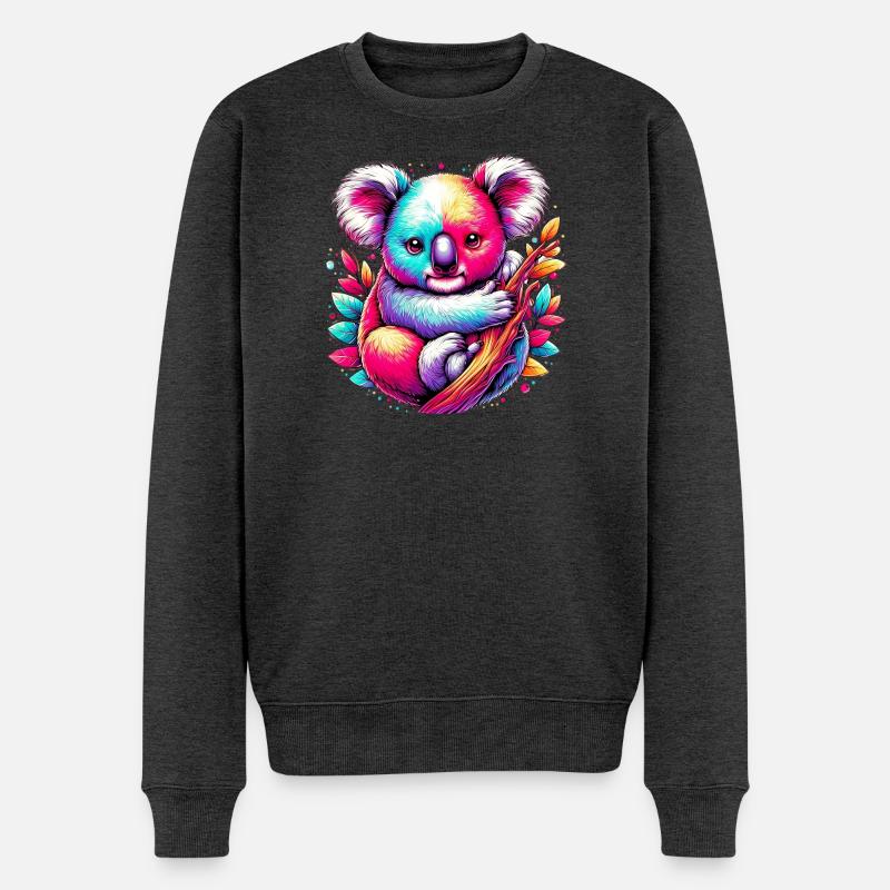 Koala - Pull Premium bio Homme - anthracite chiné