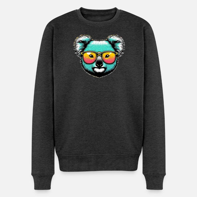 Koala - Pull Premium bio Homme - anthracite chiné