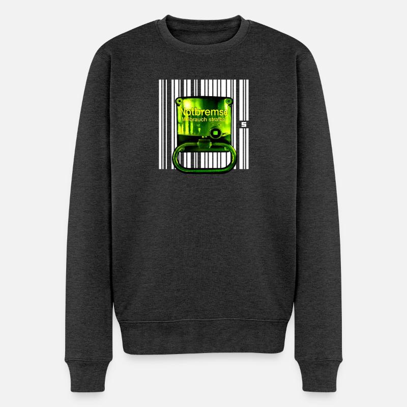 SPOT - STOP - Pull Premium bio Homme - anthracite chiné