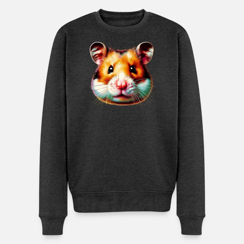 Hamster - Pull Premium bio Homme - anthracite chiné