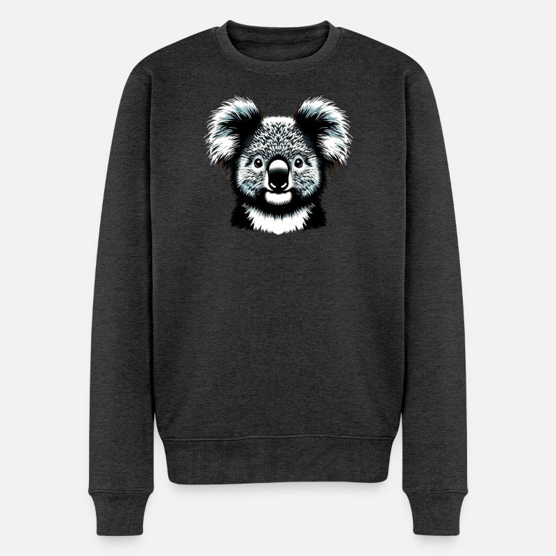 Koala - Pull Premium bio Homme - anthracite chiné