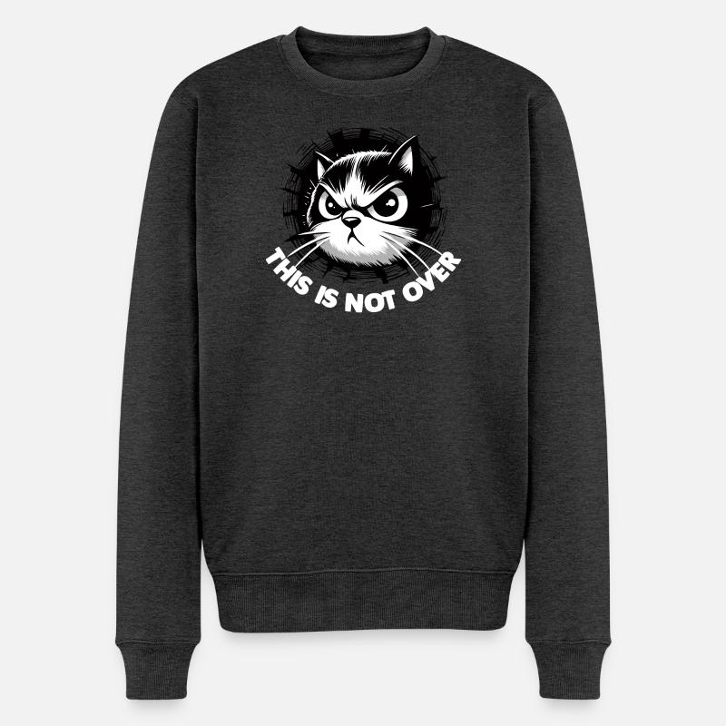 Pas plus de 2 (foncé) - Pull Premium bio Homme - anthracite chiné