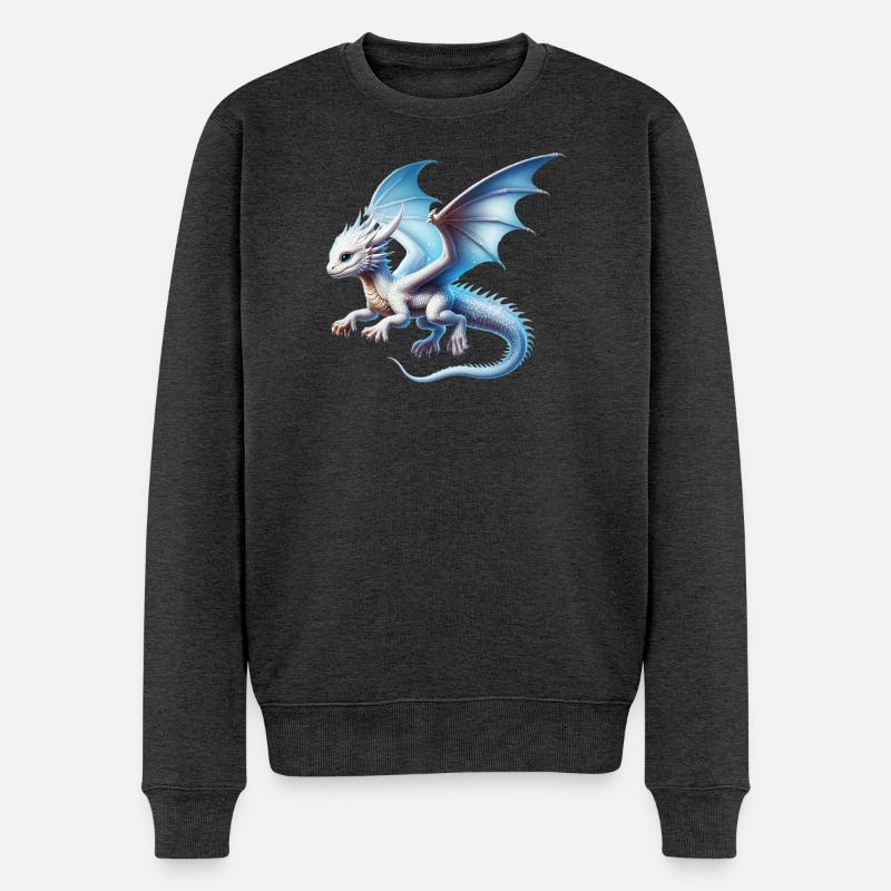 Dragon - Pull Premium bio Homme - anthracite chiné